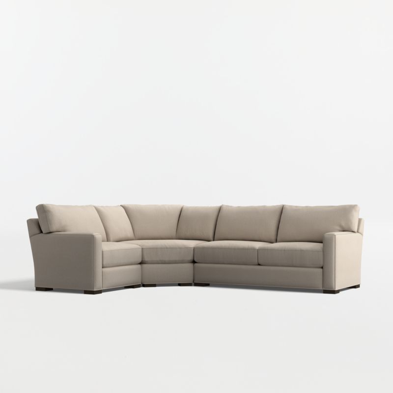 Axis Classic 3-Piece L-Shaped Wedge Sectional Sofa - image 3 of 13