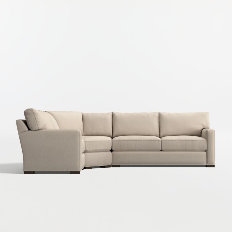 Axis Classic 3-Piece L-Shaped Wedge Sectional Sofa - image 12 of 13