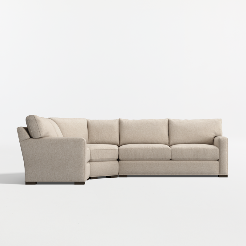Axis Classic 3-Piece L-Shaped Wedge Sectional Sofa - image 11 of 14