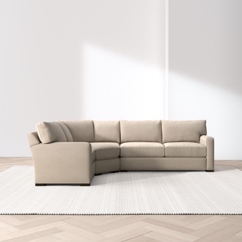 Axis Classic 3-Piece L-Shaped Wedge Sectional Sofa - image 5 of 14