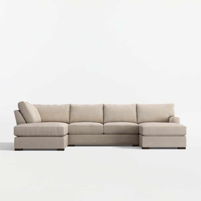 Axis Classic 3-Piece U-Shaped Sectional Sofa with Left-Arm Corner Bumper - image 0 of 14