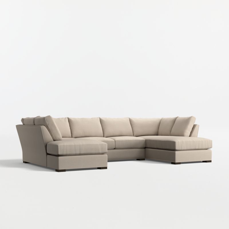 Axis Classic 3-Piece U-Shaped Sectional Sofa with Double Corner Bumper - image 11 of 13