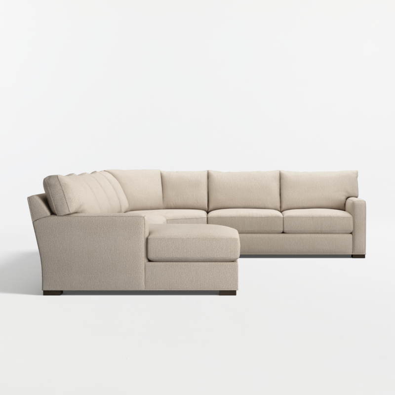 Axis Classic 4-Piece L-Shaped Wedge Sectional Sofa with Chaise Lounge - image 13 of 14