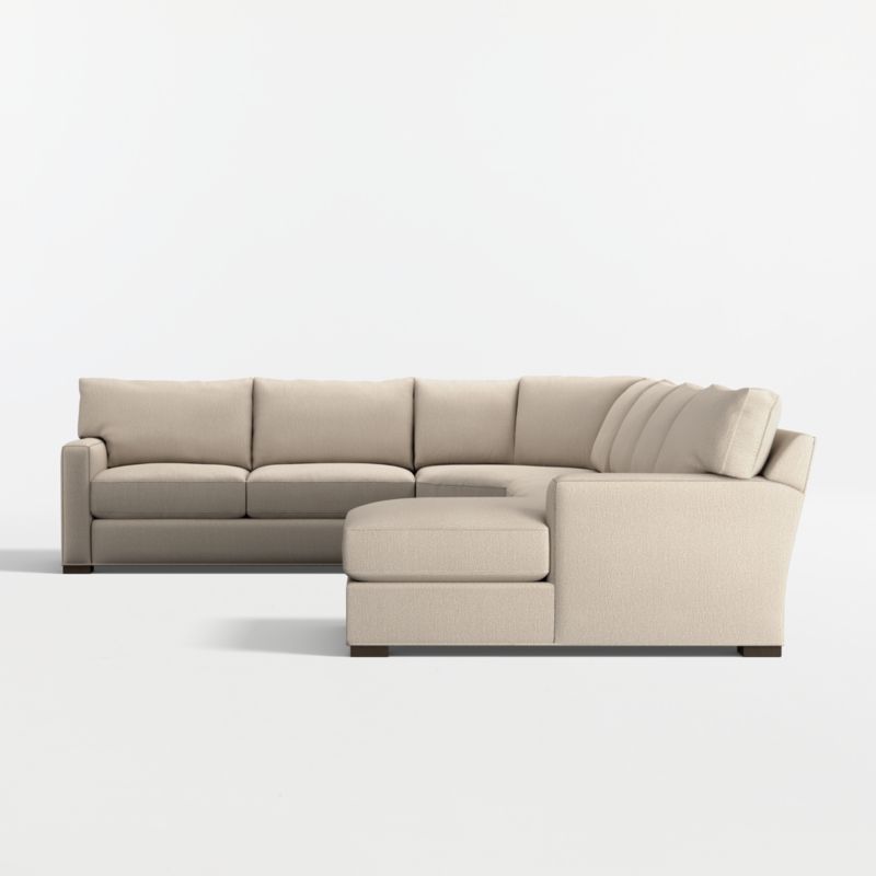Axis Classic 4-Piece L-Shaped Wedge Sectional Sofa with Chaise Lounge - image 12 of 13