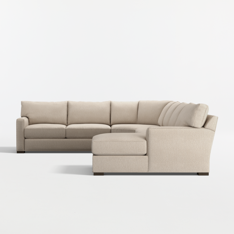 Axis Classic 4-Piece L-Shaped Wedge Sectional Sofa with Chaise Lounge - image 15 of 15