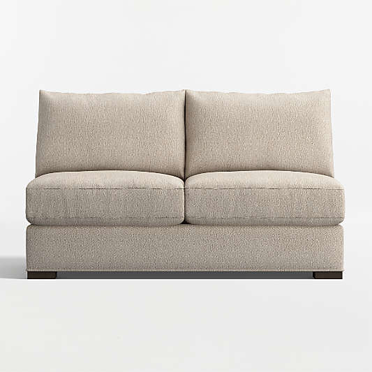 Axis Classic Armless Loveseat Sectional Piece