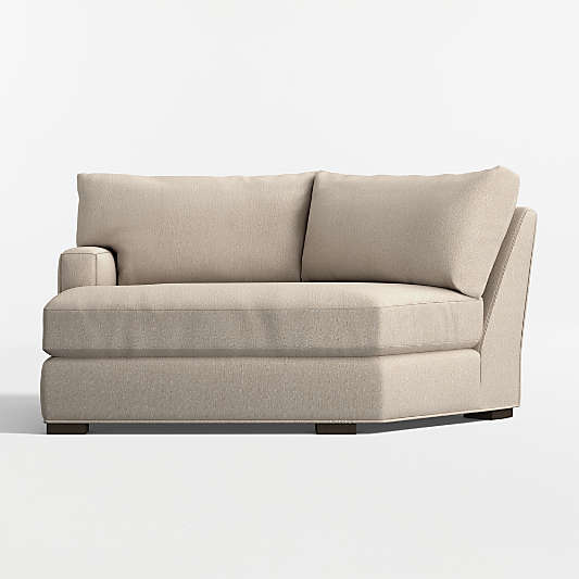 Axis Classic Left-Arm Angled Chaise Lounge Sectional Piece
