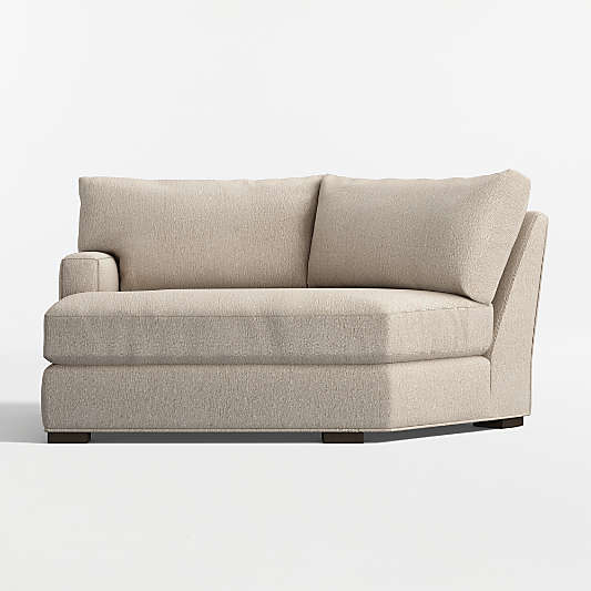 Axis Classic Left-Arm Angled Chaise Lounge Sectional Piece