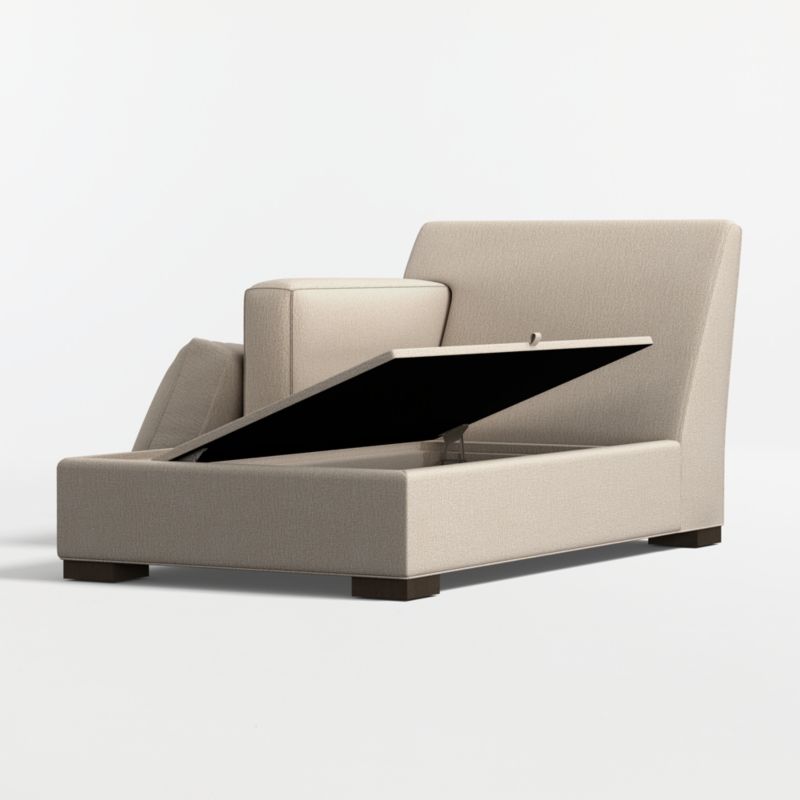 Axis Classic Left-Arm Storage Chaise Lounge Sectional Piece - image 6 of 5