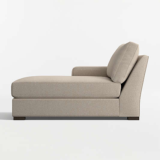 Axis Classic Left-Arm Storage Chaise Lounge Sectional Piece