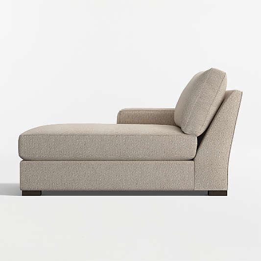 Axis Classic Left-Arm Storage Chaise Lounge Sectional Piece