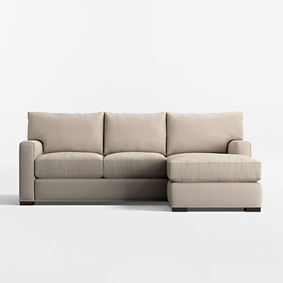 Axis Classic 88" Reversible Storage Chaise Lounge Sectional Sofa