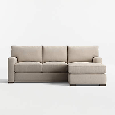 Axis Classic 88" Reversible Storage Chaise Lounge Sectional Sofa