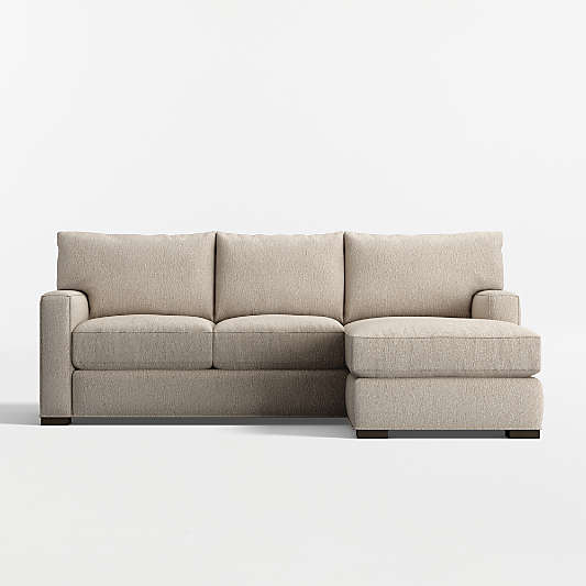Axis Classic 88" Reversible Storage Chaise Lounge Sectional Sofa