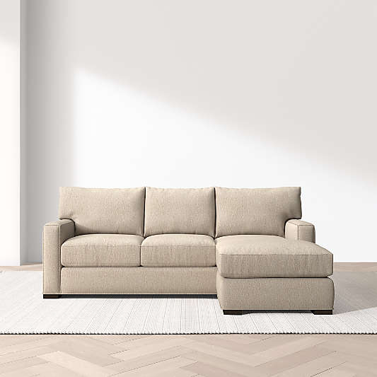 Axis Classic 88" Reversible Storage Chaise Lounge Sectional Sofa