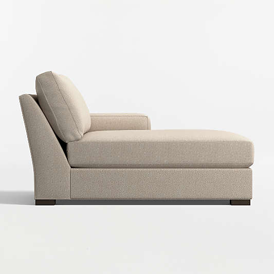 Axis Classic Right-Arm Chaise Lounge Sectional Piece