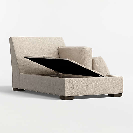 Axis Classic Right-Arm Storage Chaise Lounge Sectional Piece