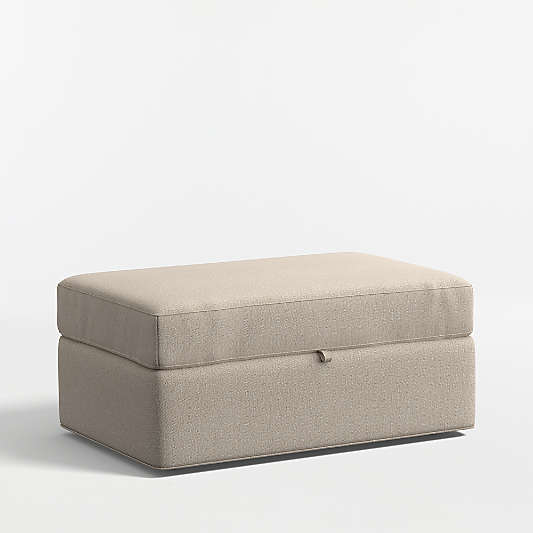 Axis Classic 43" Storage Ottoman with Tray