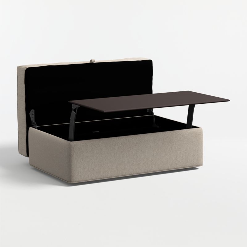 Axis Classic 43" Storage Ottoman with Tray - image 7 of 6