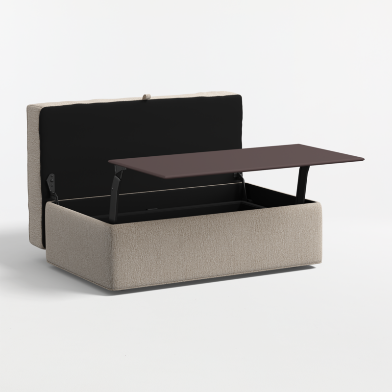 Axis Classic 43" Storage Ottoman with Tray - image 7 of 6