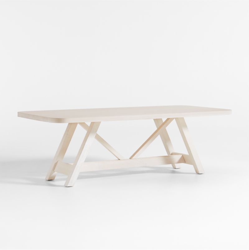 Aya 94" Whitewash Wood Dining Table by Leanne Ford - image 0 of 9