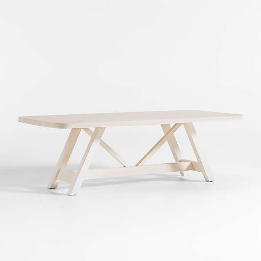 Aya 94" Whitewash Wood Dining Table by Leanne Ford