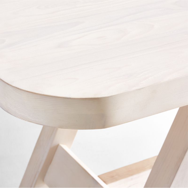 Aya 94" Whitewash Wood Dining Table by Leanne Ford - image 8 of 9