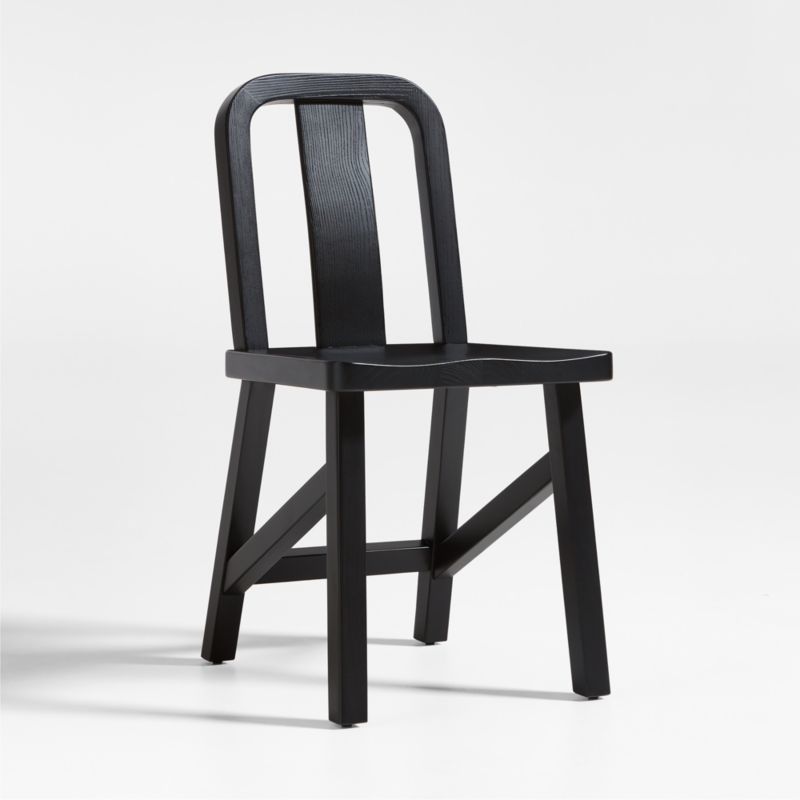 Aya Charcoal Wood Dining Side Chair by Leanne Ford - image 5 of 9