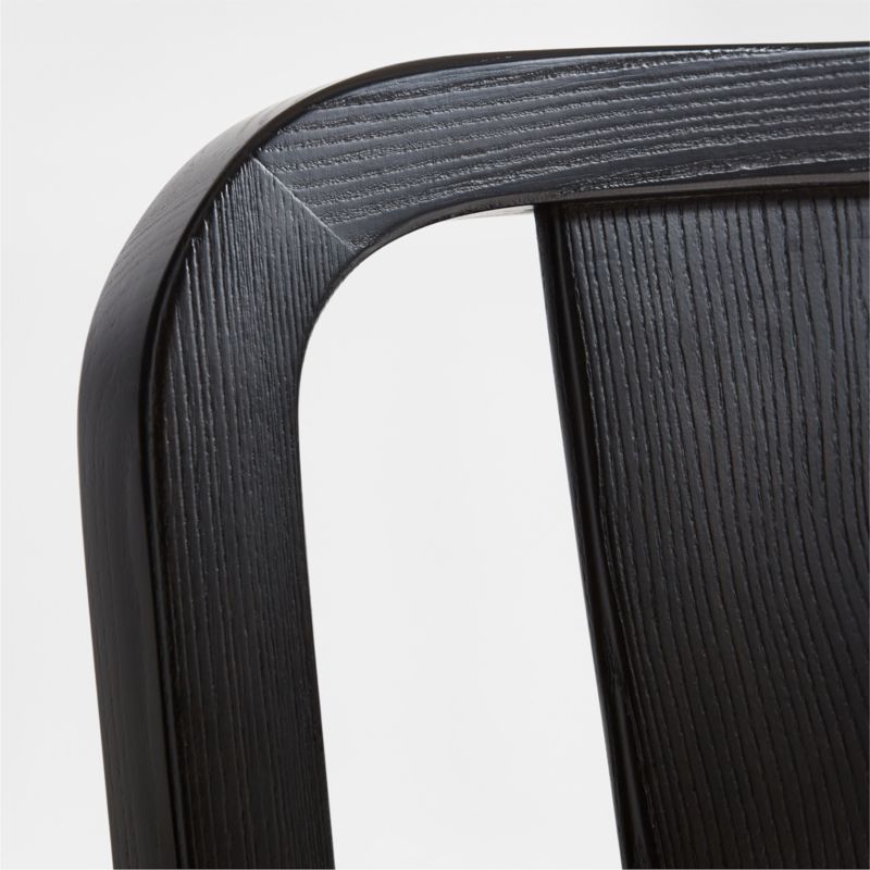 Aya Charcoal Wood Dining Side Chair by Leanne Ford - image 8 of 9