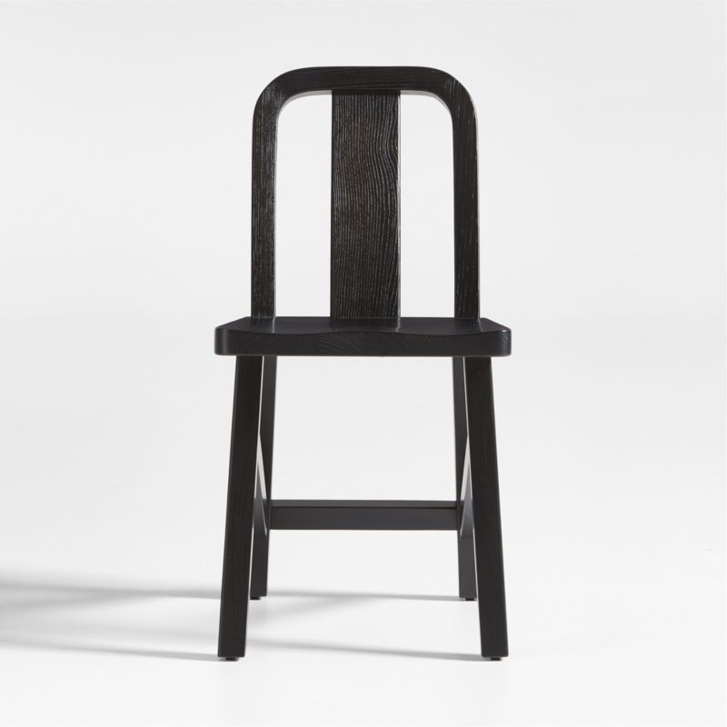 Aya Charcoal Wood Dining Side Chair by Leanne Ford - image 0 of 9