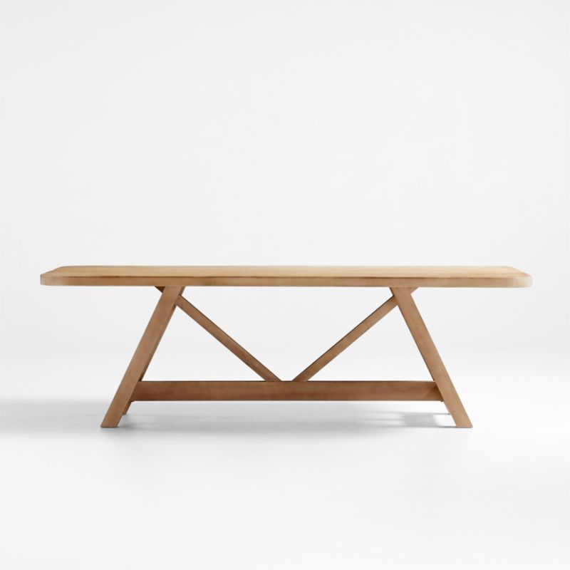 Chestnut Farm Table, Rectangle 96x40, Thin Fluted Leg