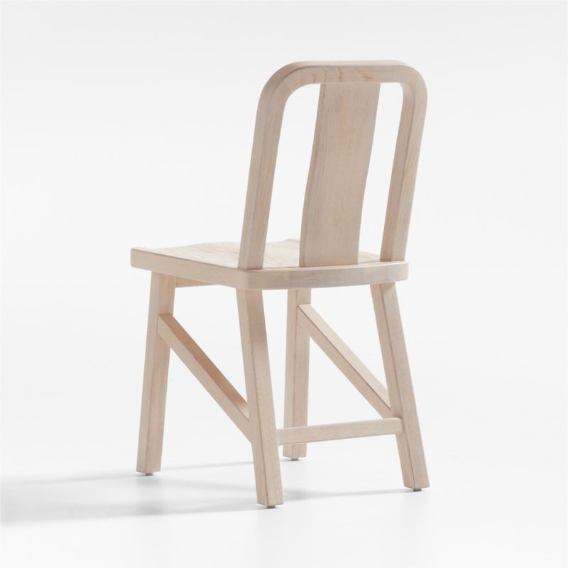 Aya Whitewash Wood Dining Side Chair by Leanne Ford