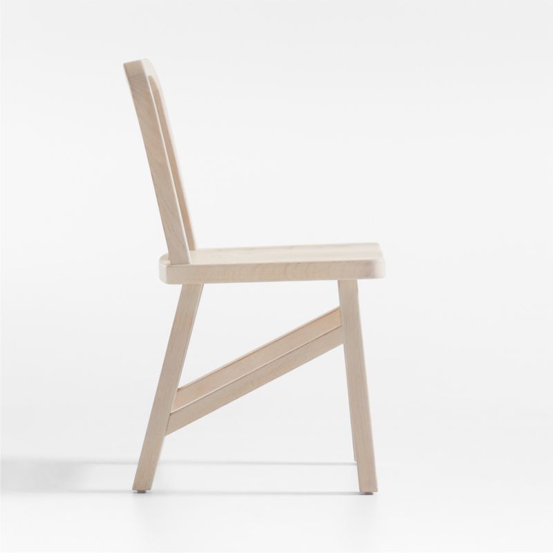Aya Whitewash Wood Dining Side Chair by Leanne Ford