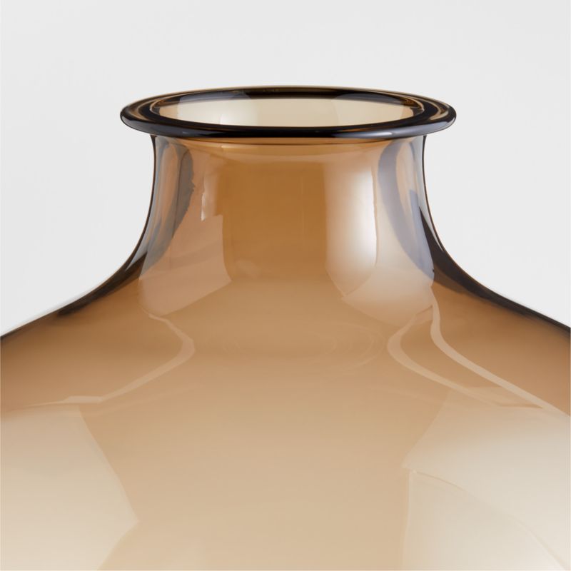 Zeri Tall Smoke Brown Glass Vase 20" - image 8 of 9