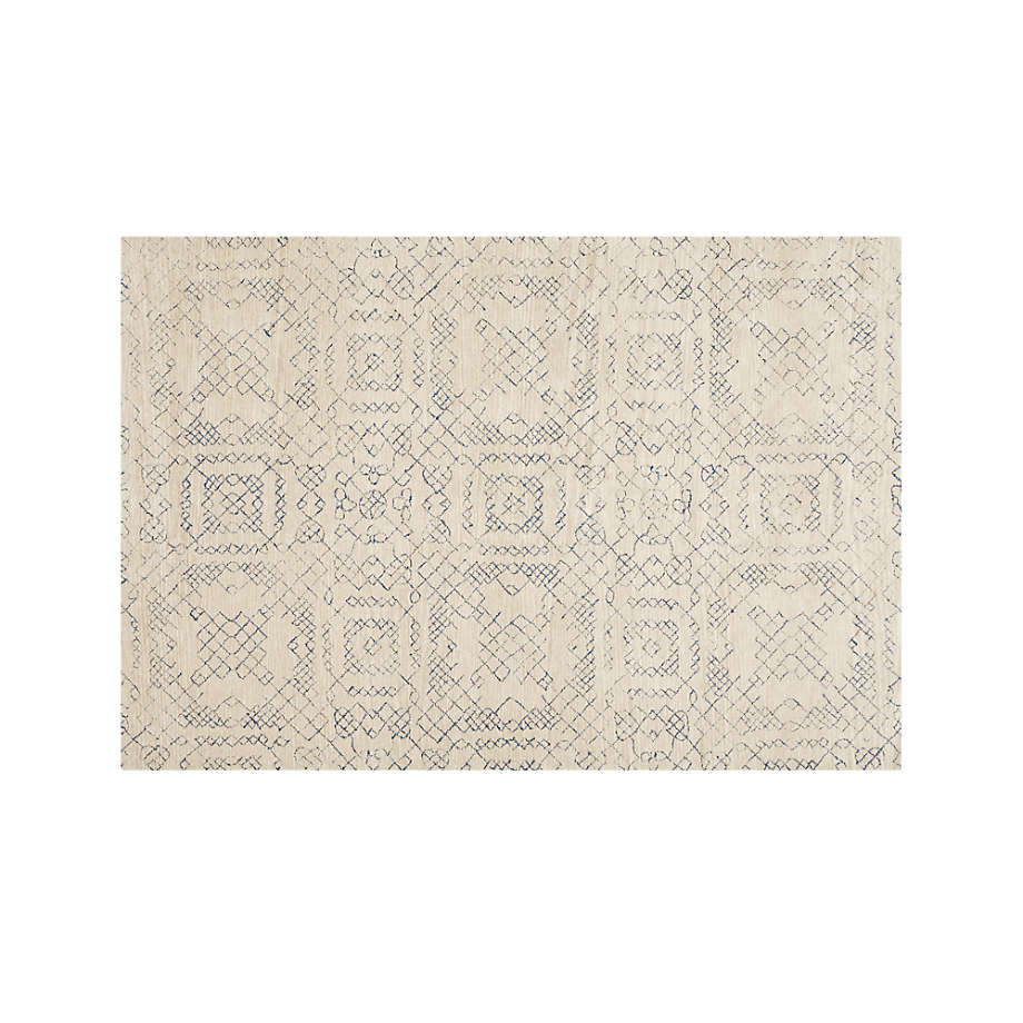Azulejo Neutral Moroccan Style Rug 6'x9' + Reviews Crate & Barrel Canada