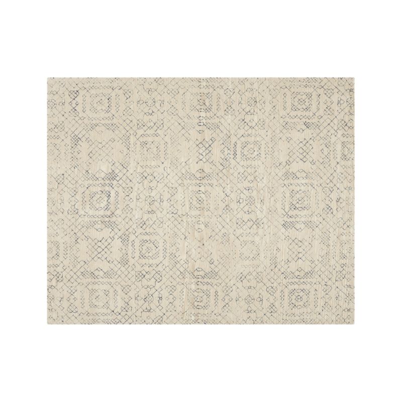 Azulejo Neutral Moroccan Style Area Rug 8'x10' + Reviews Crate & Barrel