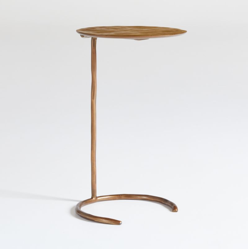 Azura Brass Round C-Table - image 6 of 8