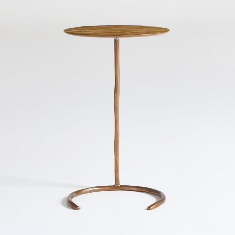 Azura Brass Round C-Table - image 0 of 8