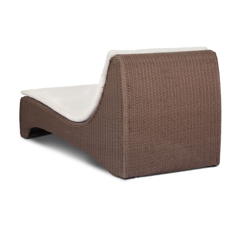 Azura Ivory Woven Outdoor Sun Lounger - image 4 of 8