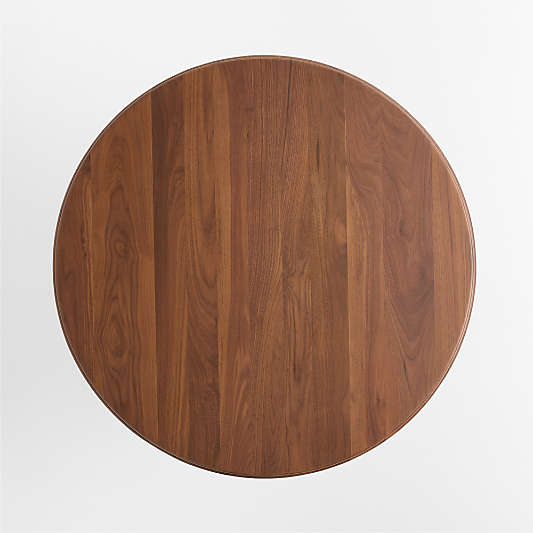 Chelsea 36" Walnut Wood Round Bistro Dining Table