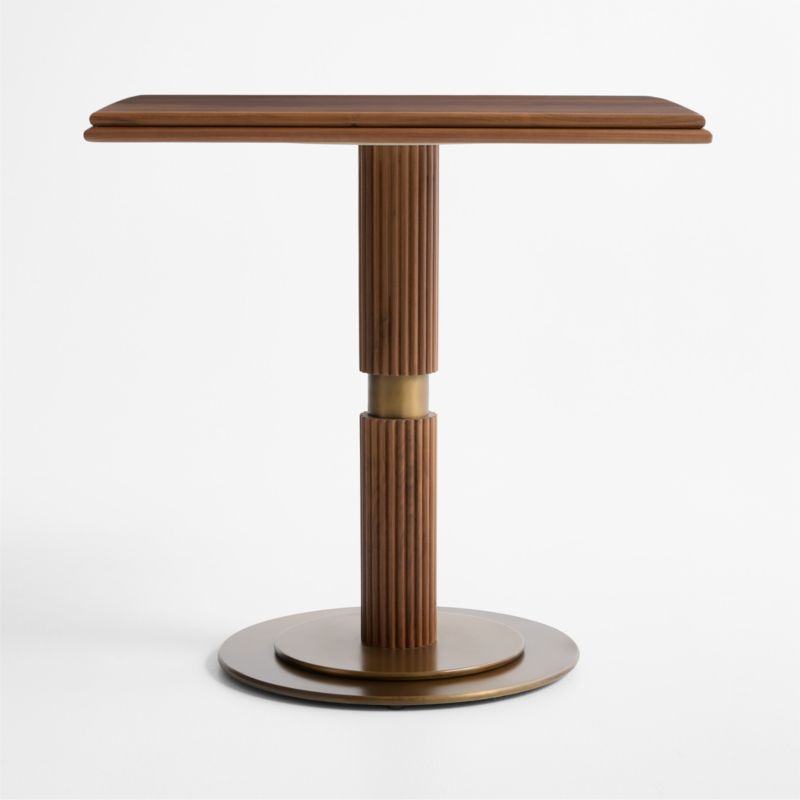 Chelsea 24" Walnut Wood Bistro Table - image 3 of 7