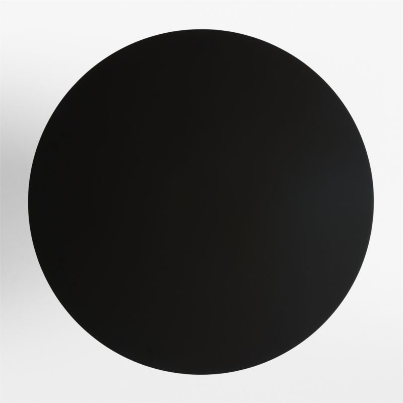 Cupertino 36" Round Black Metal Bistro Table - image 4 of 6