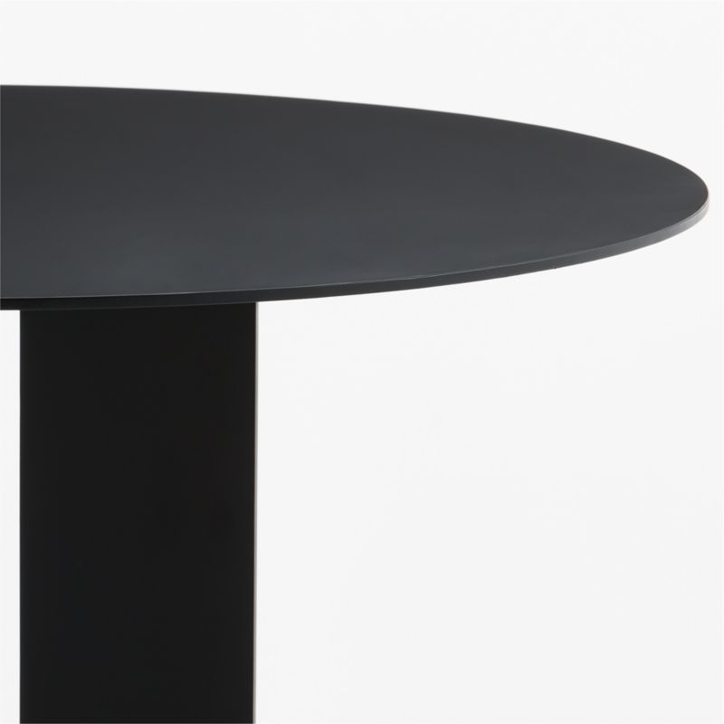 Cupertino 30" Round Black Metal Bar Table - image 4 of 5