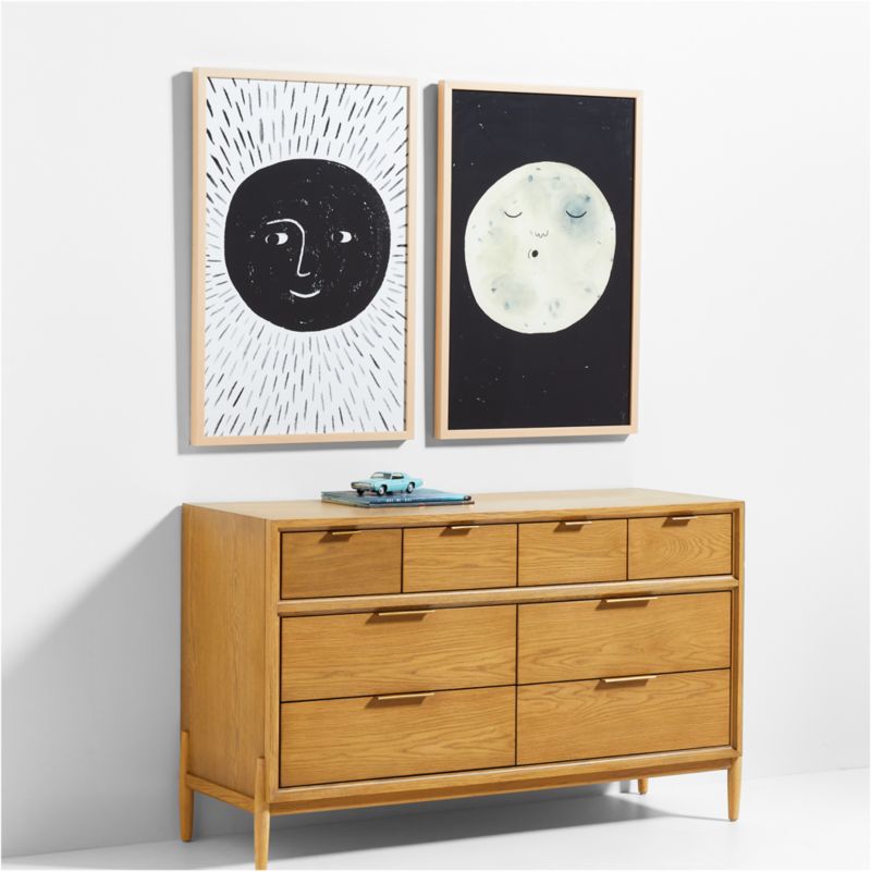 Listening Moon Large Framed Wall Art Print - image 10 of 11