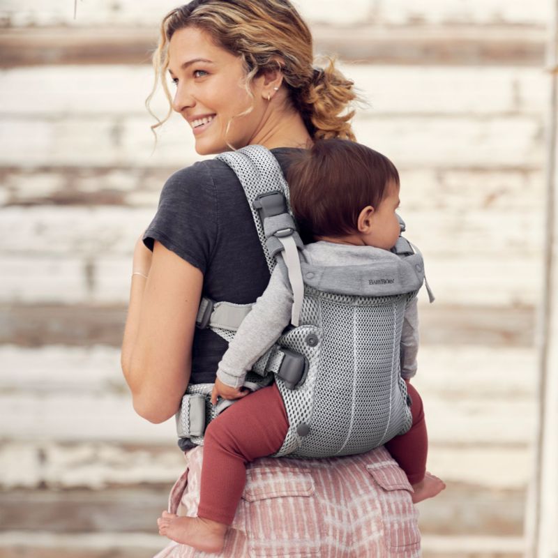 BABYBJÖRN ™ Silver Grey Harmony 3D Mesh Baby Carrier - image 2 of 8