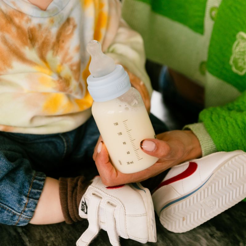 BIBS Grow and Flow Ivory White Silicone Bottle 5oz/9oz Set of 2 - image 1 of 6