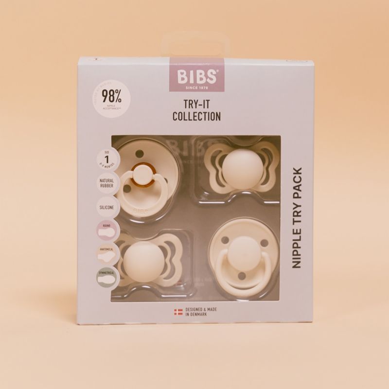 BIBS Sage Try It Collection Latex Baby Pacifiers - image 2 of 7