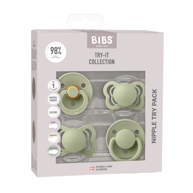 BIBS Sage Try It Collection Latex Baby Pacifiers - image 6 of 7
