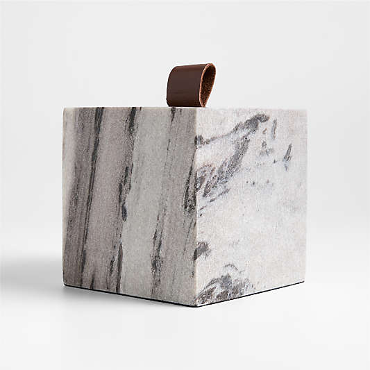 Boulder Marble Door Stopper by Brigette Romanek