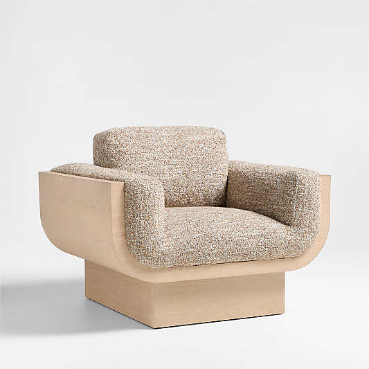 Hermosa Wood Accent Chair by Brigette Romanek